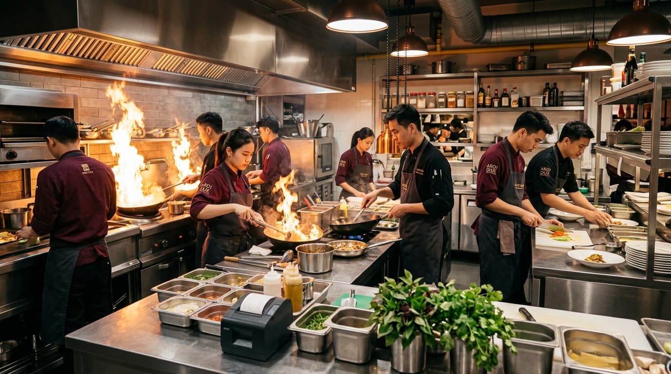Căn bếp chuyên nghiệp JOYTHAI
