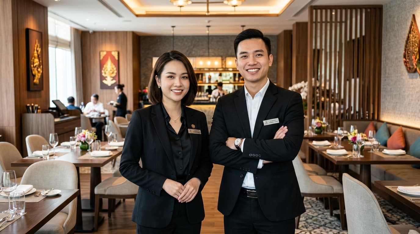 Quản lý nhà hàng tập sự cùng NamChef